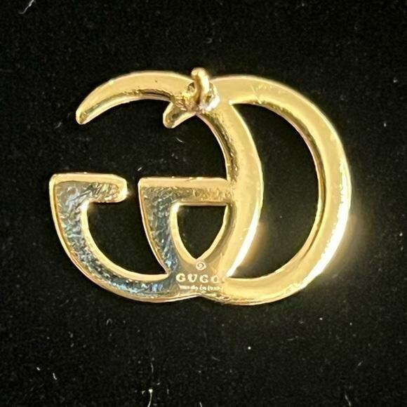 Gucci GG Gold Tone Earrings w/Box and Dust bag (GGXX028) - Picture 6 of 6